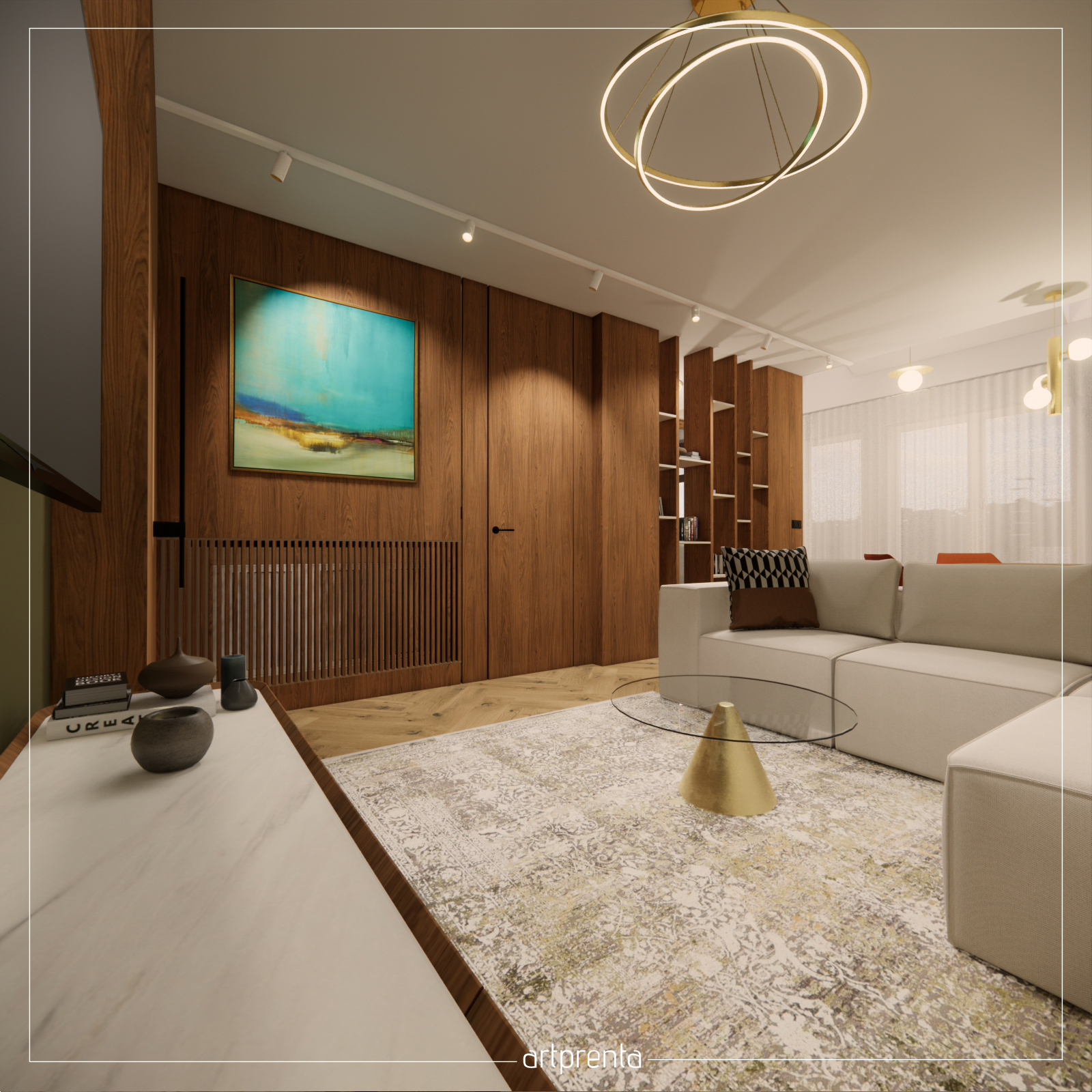 Design interior livingroom str. Iuliu Maniu