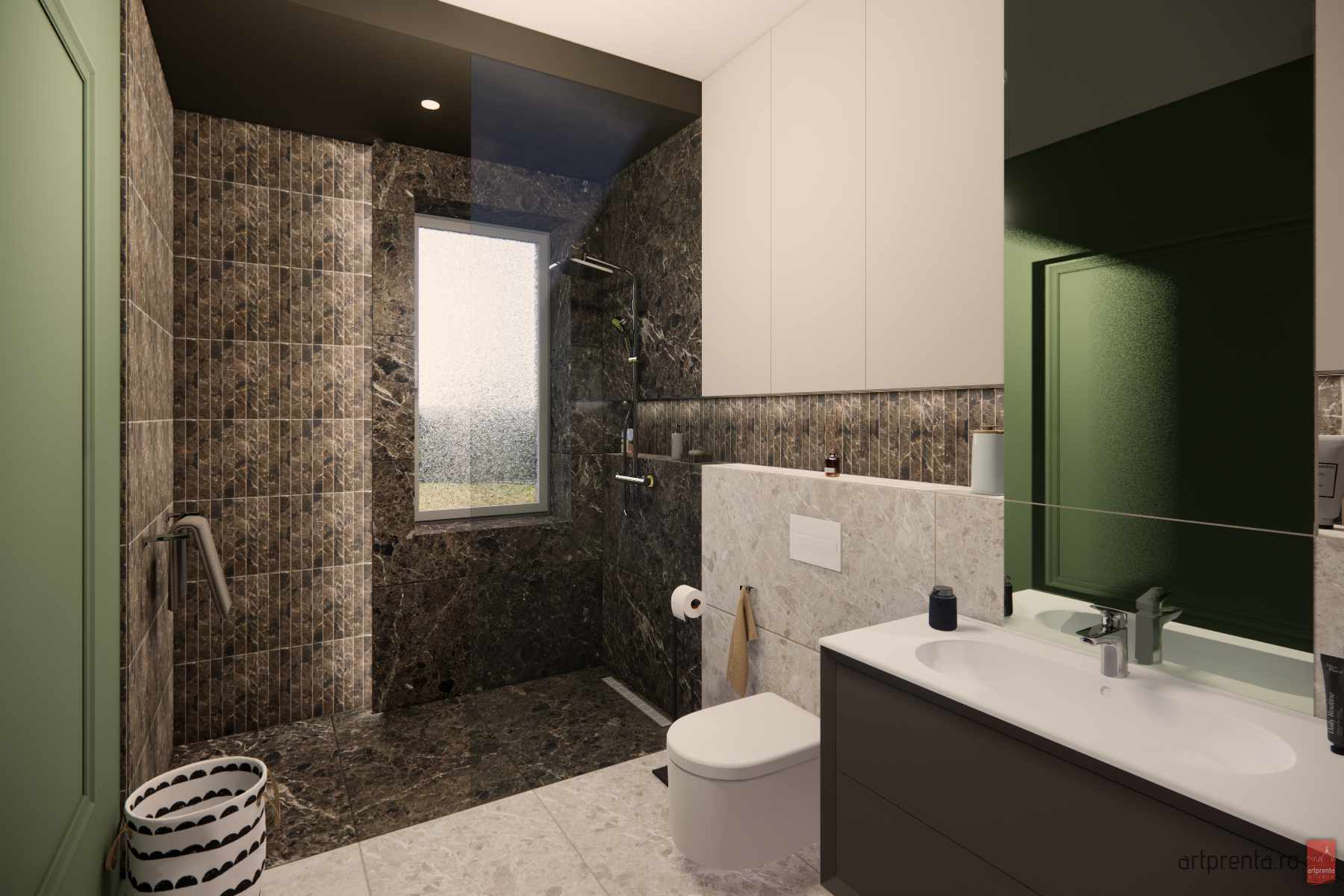 Design interior baie Podgoria Oradea