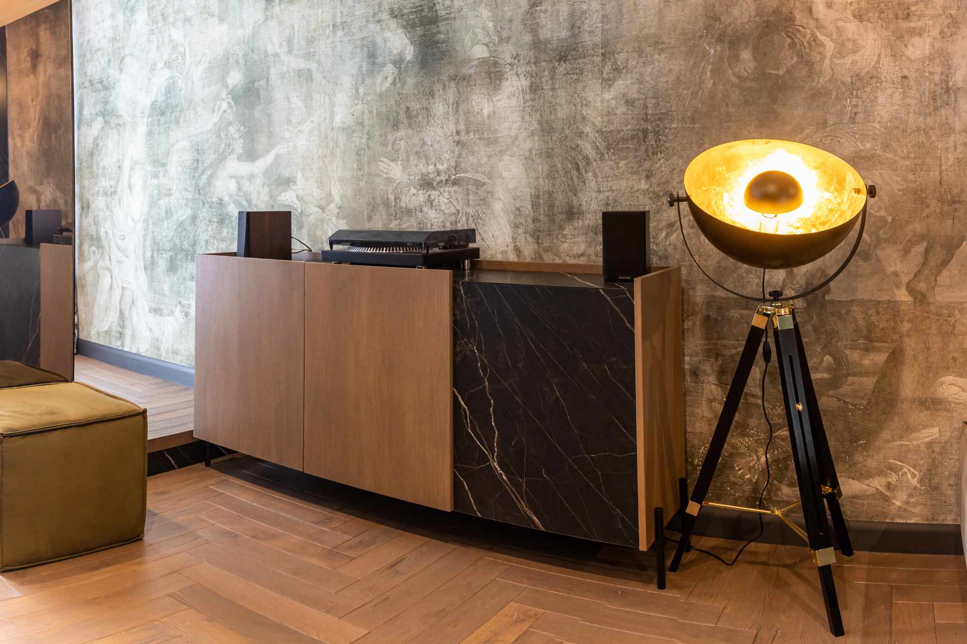 Design interior livingroom clasic